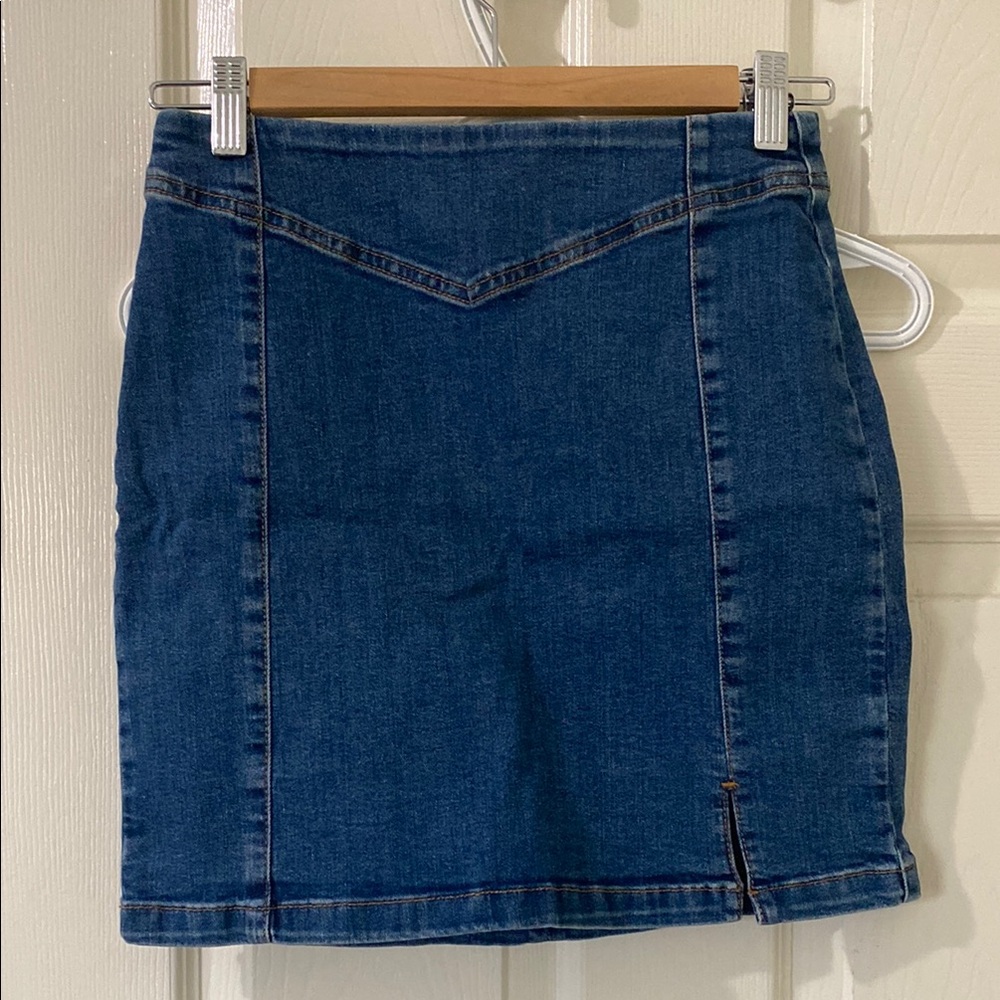 Denim Mini Skirt